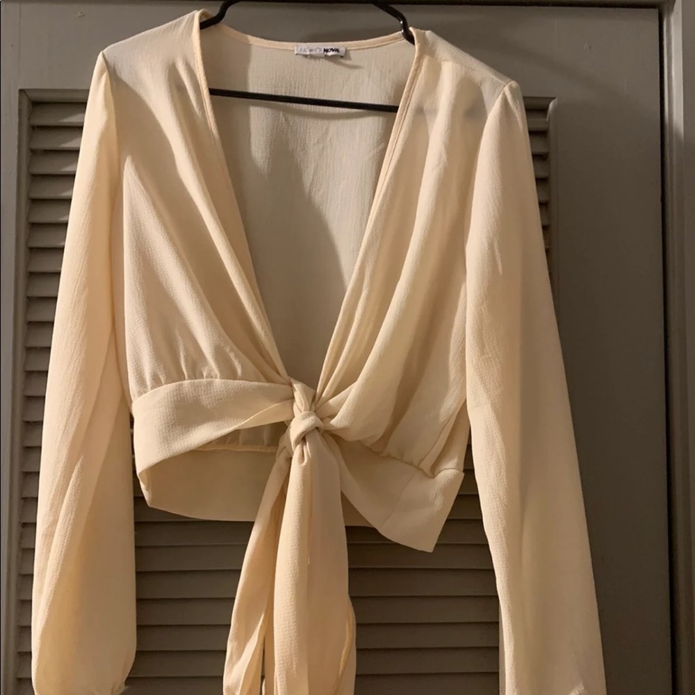 Wrap shirt / top